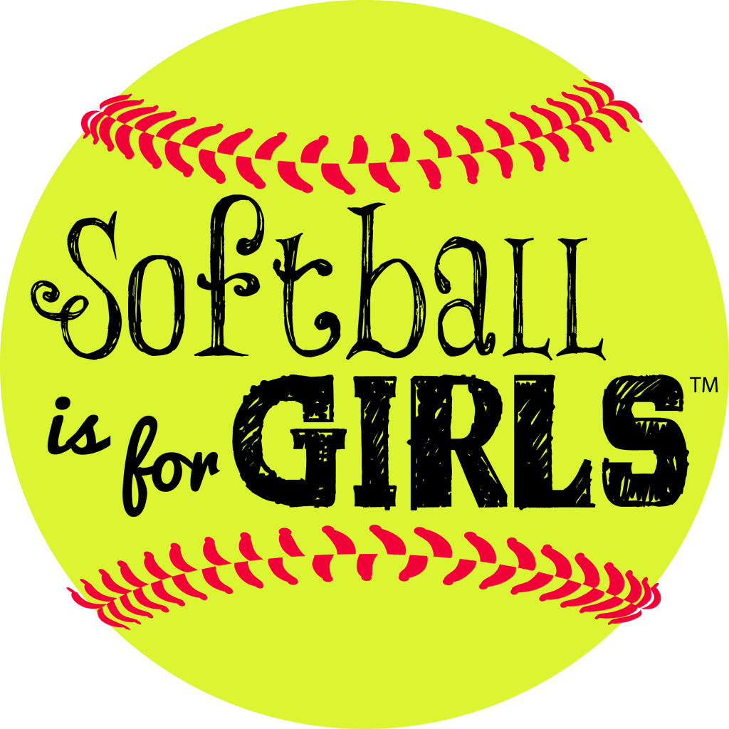 softball is for girls logo