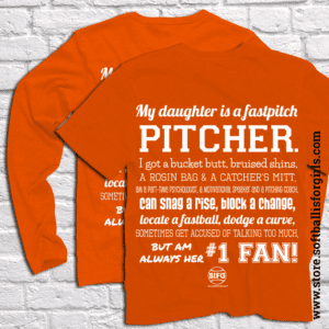 my daughter is a pitcher