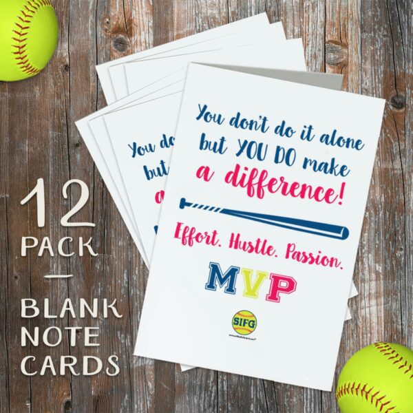 softball notecards