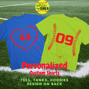 personalized custom softball shirts