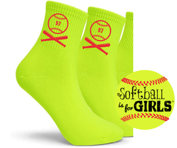 personalized custom softball socks