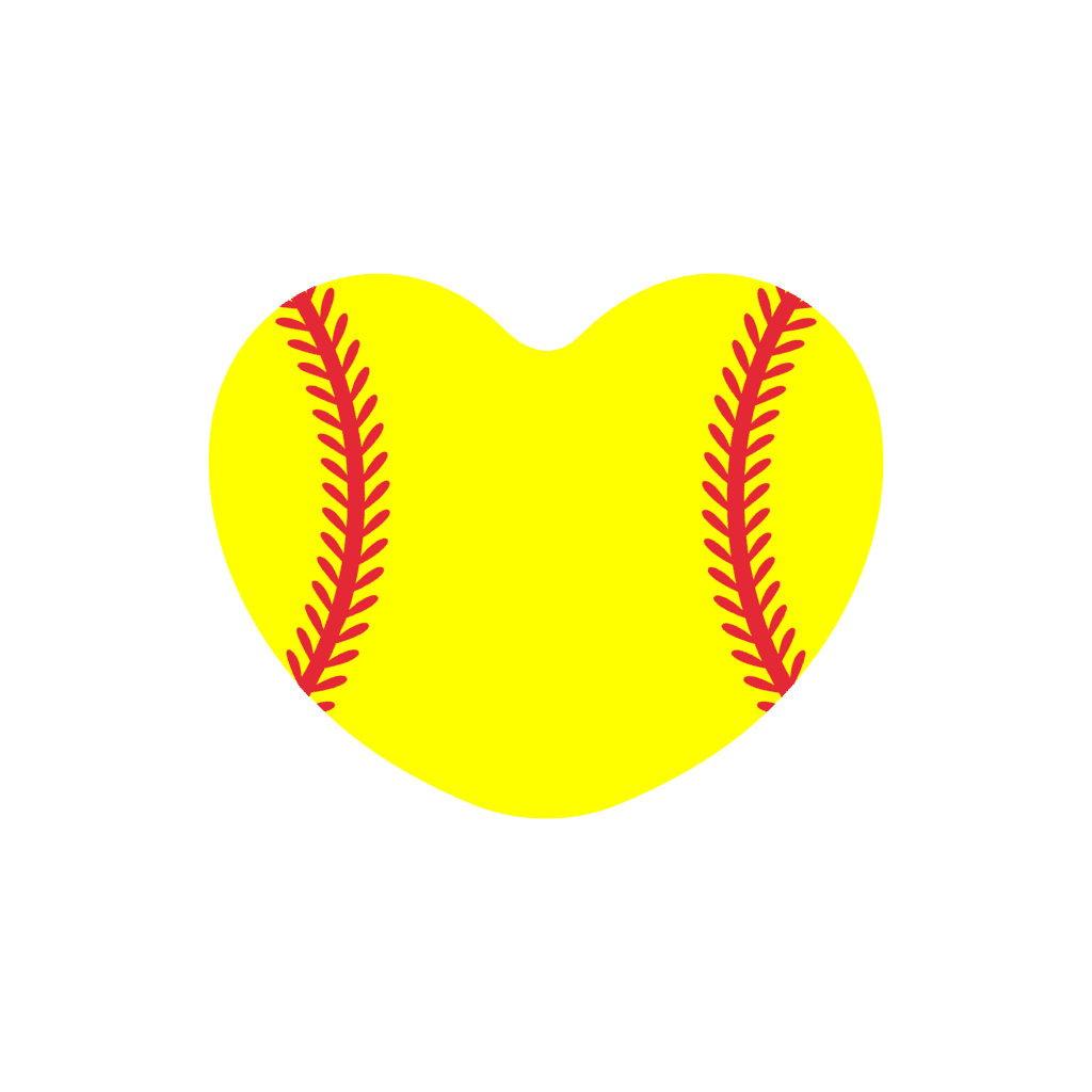 softball heart