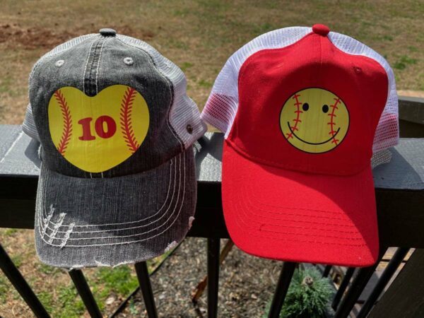 softball hats personalized custom