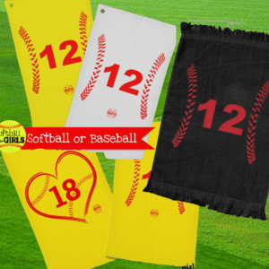 softball rally dugout baseball personalized custom towel