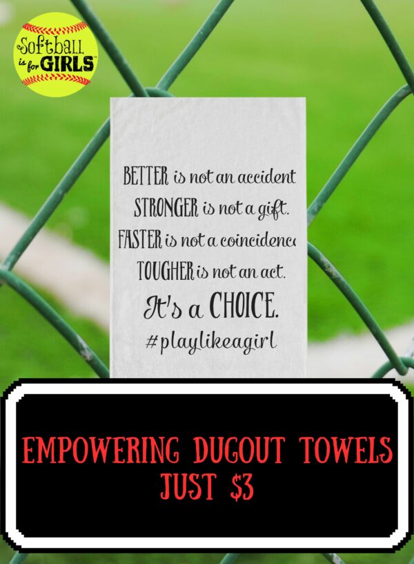 softball dugout towels