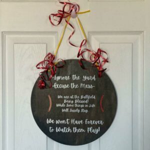 softball baseball decor