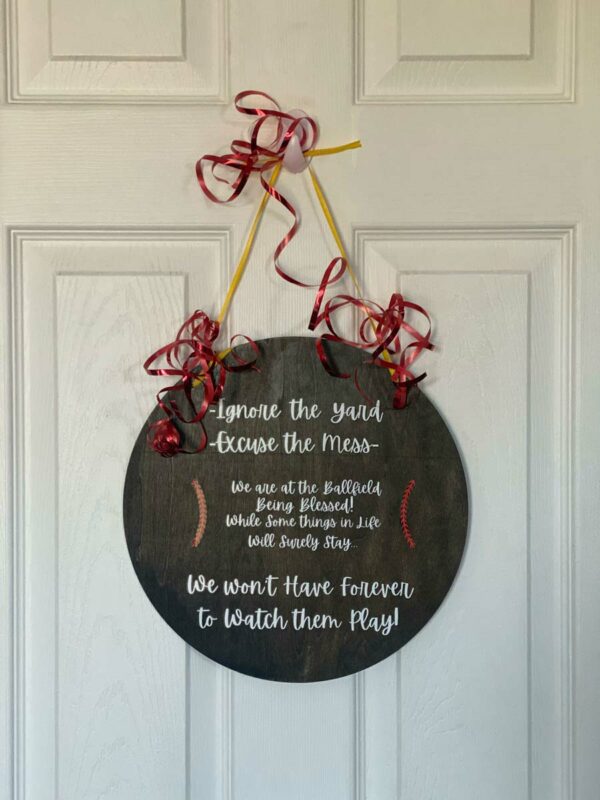 softball baseball decor