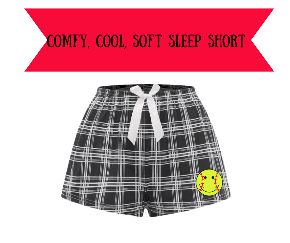 soft softball sleep shorts